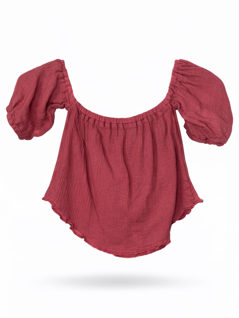 Girls 3T Gauze Fairy top - Dusty Rose